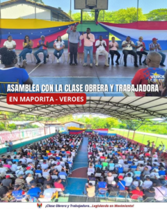 CLEY en Asamblea Comunal junto con la fuerza obrera y trabajadora del municipio Veroes
